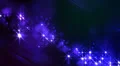 Abstract motion background, shining light, rays, particles,and energy waves. HD Footage
