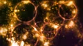 Abstract motion background, shining light, rays, particles,and energy waves. HD Footage