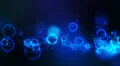 Abstract motion background, shining light, rays, particles,and energy waves. HD Footage