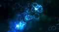 Abstract motion background, shining light, rays, particles,and energy waves. HD Footage