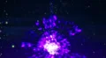 Abstract motion background, shining light, rays, particles,and energy waves. HD Footage