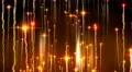 Abstract motion background, shining light, stars, particles, energy waves, loop. 4k or 4k+ Resolution