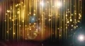 Abstract motion background, shining light, stars, particles, energy waves, loop. 4k or 4k+ Resolution