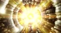 Abstract motion background, shining light, stars, particles, energy waves, loop. 4k or 4k+ Resolution
