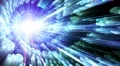 Abstract motion background, shining light, stars, particles, energy waves, loop. 4k or 4k+ Resolution