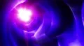 Abstract motion background, shining light, stars, particles, energy waves, loop. 4k or 4k+ Resolution