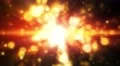 Abstract motion background, shining light, stars, particles, energy waves, loop. 4k or 4k+ Resolution