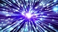 Abstract motion background, shining light, stars, particles, energy waves, loop. 4k or 4k+ Resolution