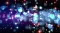 Abstract motion background, shining light, stars, particles, energy waves, loop. 4k or 4k+ Resolution