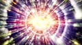 Abstract motion background, shining light, stars, particles, energy waves, loop. 4k or 4k+ Resolution