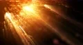 Abstract motion background, shining light, stars, particles, energy waves, loop. 4k or 4k+ Resolution