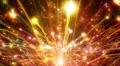 Abstract motion background, shining lights, energy waves and sparkling particles HD Footage
