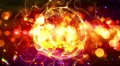 Abstract motion background, shining lights, energy waves and sparkling particles HD Footage