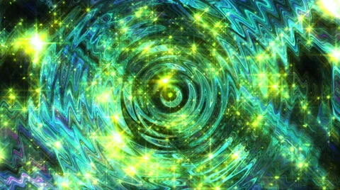 Abstract motion background, shining lights, energy waves and sparkling particles Stock-Footage 32927504