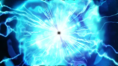 Abstract motion background, shining lights, energy waves and sparkling particles Stock-Footage 33311689