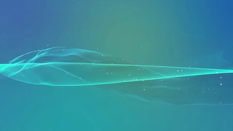 Abstract motion background, shining lights, energy waves and particles. Stock Footage 84854236