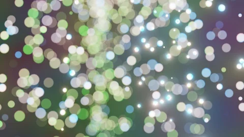 Abstract motion background shining lights points particles with Bokeh Seamle Stock Footage 127655815