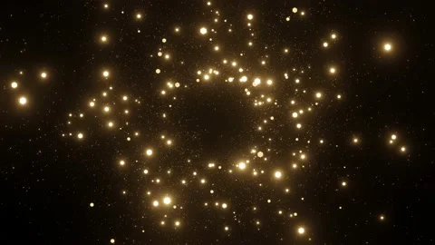Abstract motion background shining particles. Shimmering glitter particles. New Stock Footage 143575233