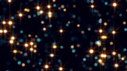 Abstract motion background shining particles. Shimmering Glittering Particles Video stock 146813122