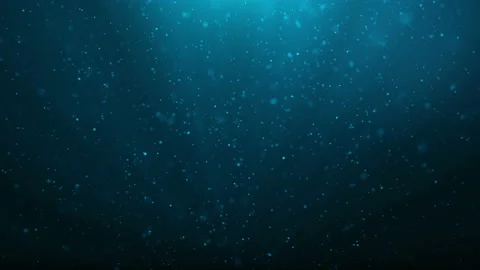 Abstract motion background of shining, sparkling blue particles. Beautiful blue Stock Footage 113232482