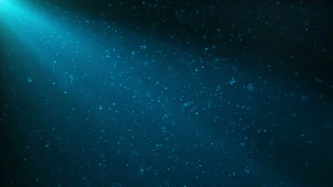 Abstract motion background of shining, sparkling blue particles. Beautiful blue Stock Footage 113233246