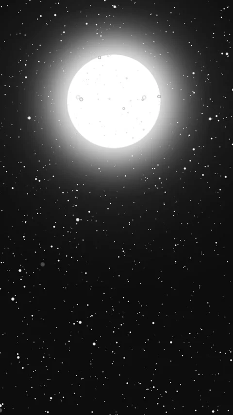 Abstract motion background with sparkling particles and glowing white spher.. Stock-Footage 338210430