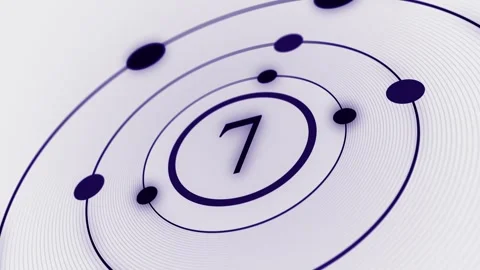 Abstract motion background. timer from 0 to 30 Stock Footage 302278326