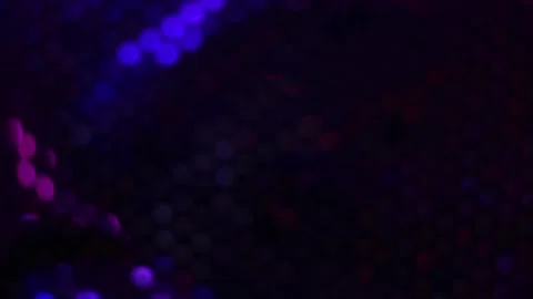Abstract motion background with vibrant neon swirls. Dynamic glowing particles c Stock Footage 340450340