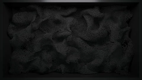 Abstract Motion Background with Waving Spheres Vidéo 171991951