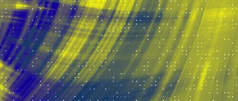 Abstract Motion Background Yellow Blue Streaks Light Particles Seamless Loop 库存影片 343774035