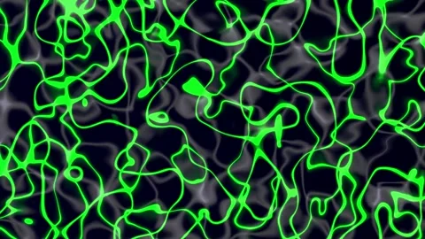 Abstract motion backgroung of neon lights glowing in the dark Stock Footage 306505174