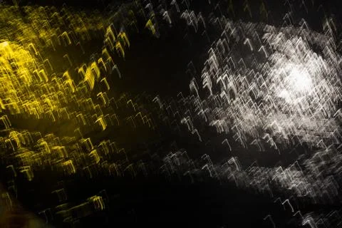 Abstract motion banner on dark background Stock Illustration