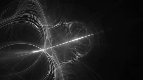 Abstract Motion black and white Background With Lens Flares Stock Footage 83484756
