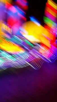Abstract motion blur background of multi color light Stock Photos