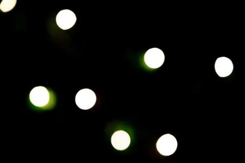 Abstract Motion Blur With Defocused Lights And Color Streaks Stock Photos