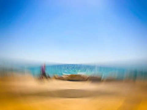 Abstract motion blur effect background. Shot on long exposure Фото