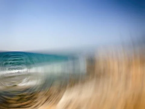 Abstract motion blur effect background. Shot on long exposure Stockfoto's