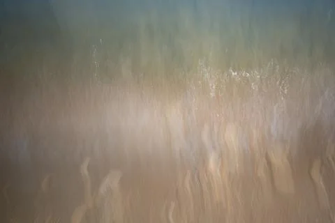 Abstract motion blur of ocean waves. Nature art background Stock-Fotos