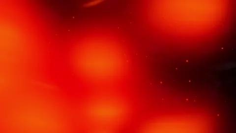 Abstract motion blur of vibrant orange and red hues, creating a dynamic visual Stock Footage 318977576