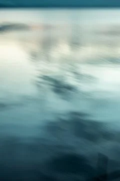 Abstract Motion Blur of Water Surface Stock Photos