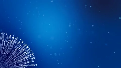 Abstract motion in the corner of the screen on a blue background Stock Footage 115838504