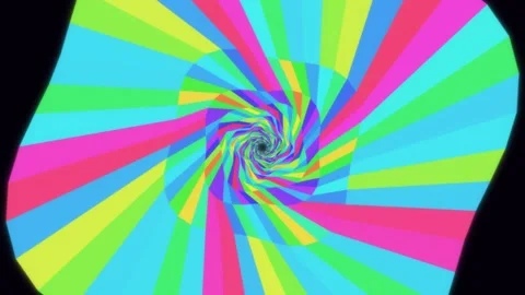 Abstract motion design with vibrant colors in a swirling pattern Stock Footage 336995007