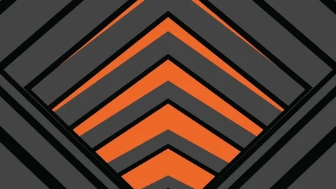 Abstract Motion Flat Shaded Tunnel, Halloween Black Orange, Seamless Loop 库存影片 72682299