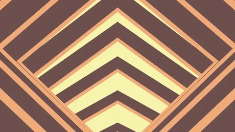 Abstract Motion Flat Shaded Tunnel, Brown Coffee Color, Seamless Loop 库存影片 72682417