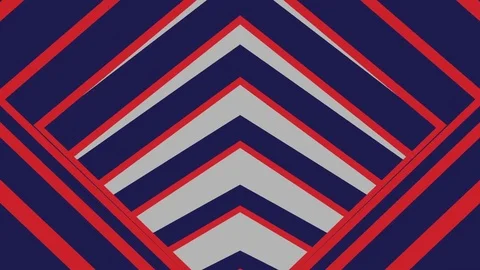 Abstract Motion Flat Shaded Tunnel, Energy Red Blue, Seamless Loop 库存影片 72682473
