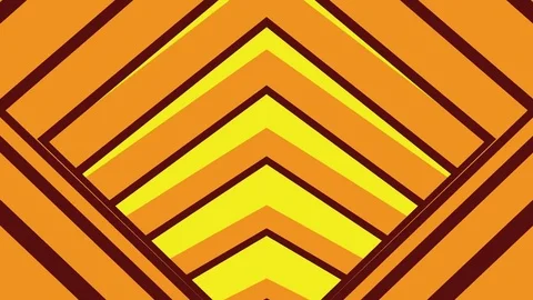 Abstract Motion Flat Shaded Tunnel, Honey Brown Light Yellow, Seamless Loop 库存影片 72682477