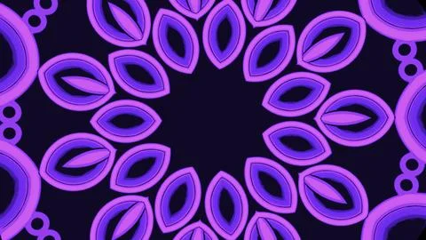 Abstract motion that forms a circle ornament pattern. Design. Kaleidoscope with Stock Illustration