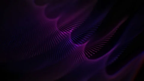 Abstract motion futuristic background. Glowing neon dots Video stock 103757980