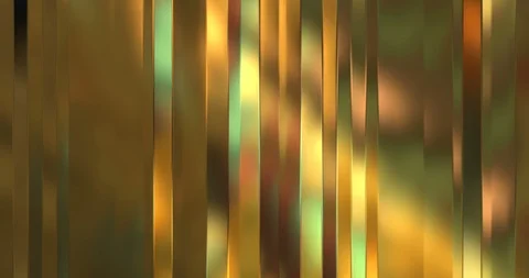 Abstract motion gold waves vertical material flowing movement, golden metallic Видео 120106252