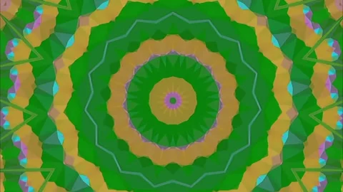 Abstract motion Gradient forming circle ornament pattern in yellow green color Stock Footage 246205971